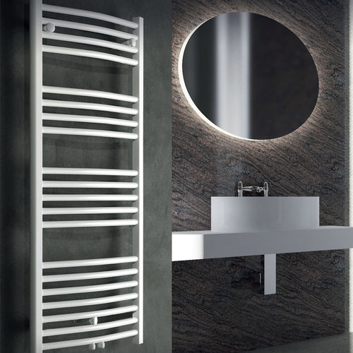 Aquecedor de toalhas a água quente - FLORENCE AC CENTRAL TAPS - TONON EVOLUTION - 0 W–500 W / 501 W–750 W / clássico