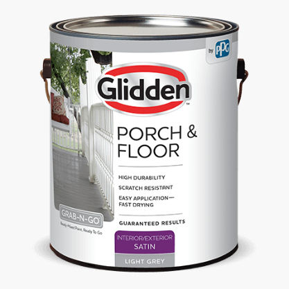 Tinta de dupla função - GLIDDEN® PORCH - GLIDDEN - para ambiente externo / para ambiente interno / para parede