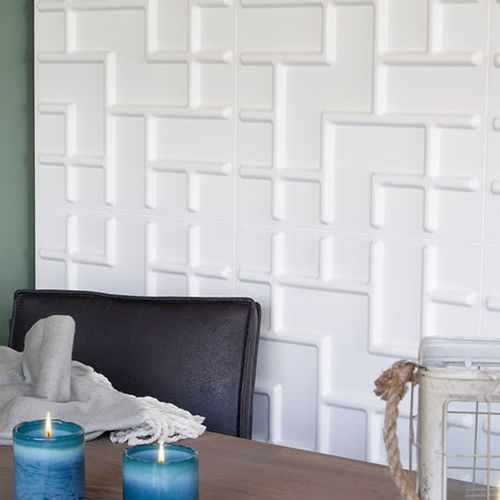Painel decorativo de revestimento - TETRIS  - WallArt - de parede / leve / em fibras naturais