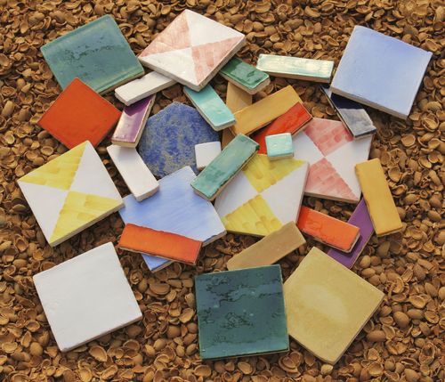Placas de revestimento em cerâmica - Ceramicas Antonio Aleman - fosca / para ambiente interno / de parede
