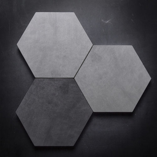 Placas de revestimento em concreto - HEXA 67 - IVANKA - para ambiente interno / de piso / de parede