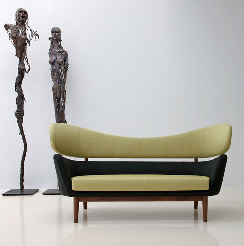 Sofá de design escandinavo - BAKER - House of Finn Juhl – Onecollection - de lã / multicores / em teca