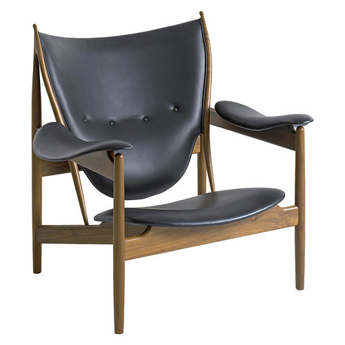 Poltrona de design escandinavo - CHIEFTAINS - House of Finn Juhl – Onecollection - em couro / em teca / em nogueira
