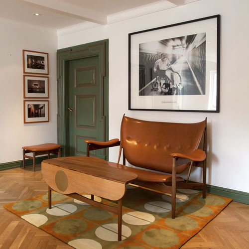 Tapete contemporâneo - CIRCLE - House of Finn Juhl – Onecollection - geométrico / de lã / retangular