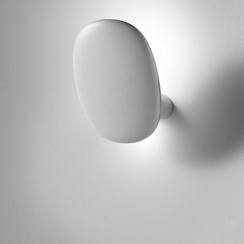 Arandela de design original - HOWL - Torremato - para ambiente externo / em alumínio fundido / oval