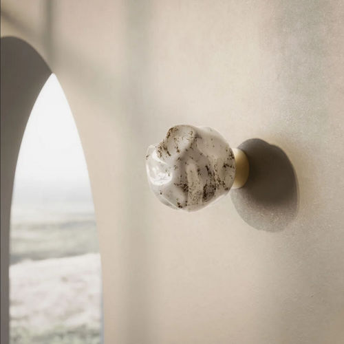 Arandela contemporânea - STONE  - Torremato - para ambiente interno / em vidro de Murano / em latão