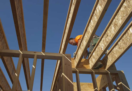 Viga em madeira reconstituída - RFPI JOIST®  - LVL FLANGE - ROSEBURG - em I / para piso / de telhado