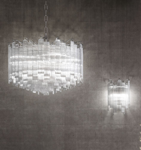 Pendente - NASTRI 920.52 – 920.27 - Venini - em cristal / metálica / contemporânea