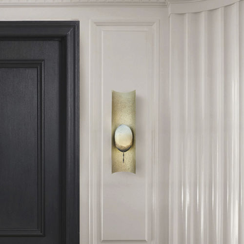 Arandela contemporânea - PANJI - BRABBU DESIGN FORCES - para ambiente interno / em latão / retangular
