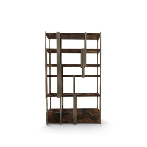 Livreiro modular - CAFFEINE - BRABBU DESIGN FORCES - contemporâneo / em madeira laqueada