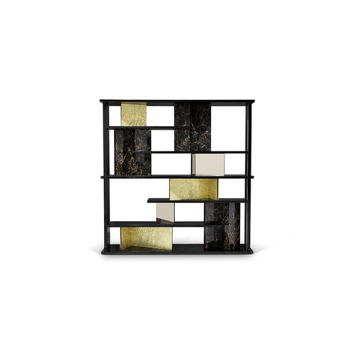 Livreiro modular - GARRETT - BRABBU DESIGN FORCES - contemporâneo / para escritório / em madeira