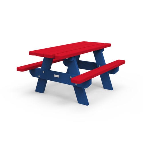 Mesa de piquenique contemporânea - NU-TPN-01 series - PLAS ECO - em plástico reciclado / com base em plástico / retangular