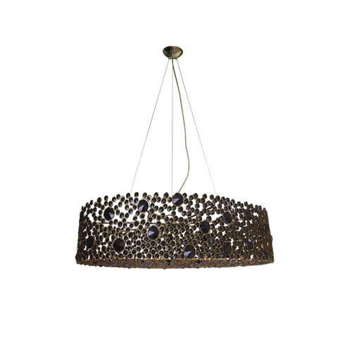 Lustre contemporâneo - ETERNITY I - KOKET Love Happens - em cristal / 1 nível / de LED