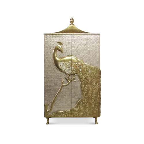Guarda-roupa novo Barroco - CAMILIA MOTHER OF PEARL - KOKET Love Happens - em madeira / com portas de abrir