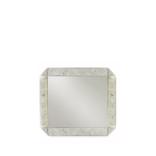 Espelho de parede - TAMARA SQUARE MIRROR - KOKET Love Happens - Art Déco / retangular / cor areia