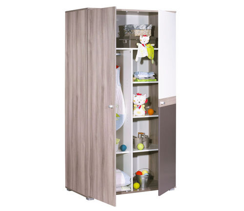 Guarda-roupa contemporâneo - XX192 - Sauthon - em madeira / com portas de abrir / infantil