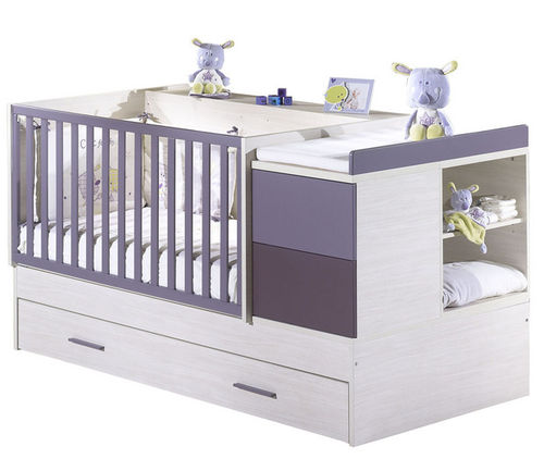 Cama de bebê extensível - FY106 - Sauthon - contemporânea / de menina / em madeira