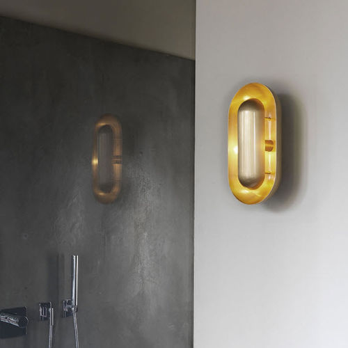 Arandela contemporânea - CAPSULE  - cto lighting - para ambiente interno / metálica / oval