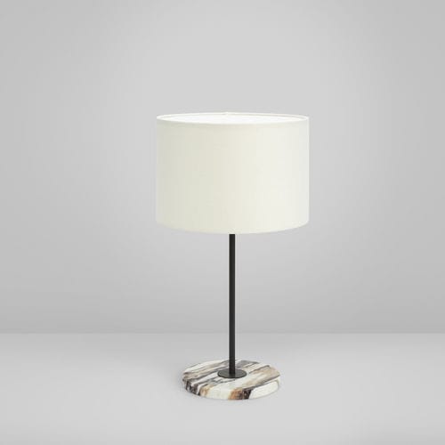 Luminária de mesa - MAYFAIR - cto lighting - em linho / em mármore / contemporânea