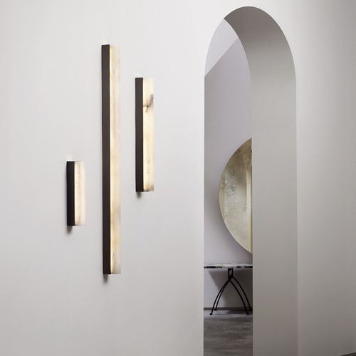 Arandela contemporânea - ARTÉS - cto lighting - para ambiente interno / em latão / em alabastro