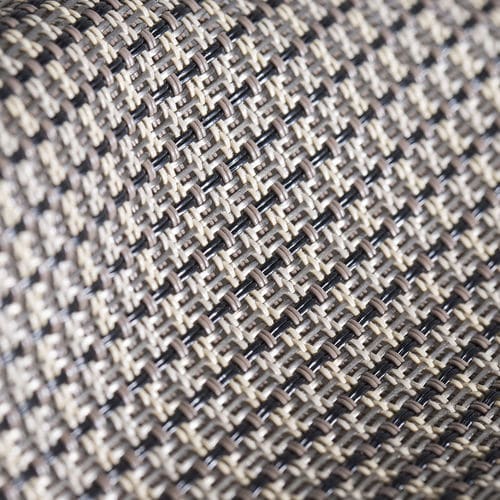 Tecido para estofados - TAUPE TWEED - TWITCHELL - para proteção do sol / para toldo reto / listrado