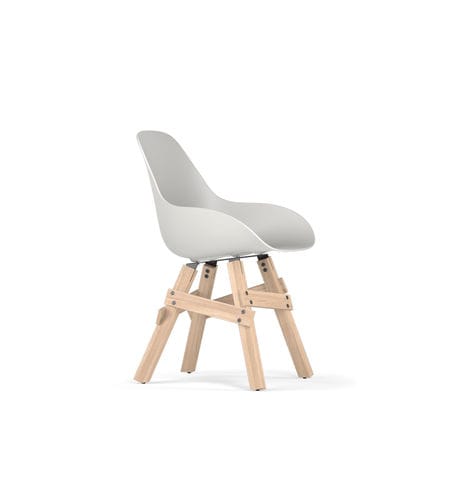 Cadeira contemporânea - ICON DIMPLE CLOSED - Kubikoff - para ambiente interno / metálica / em polipropileno