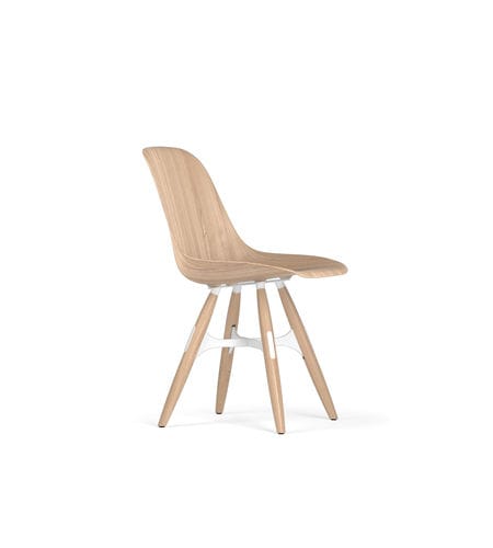 Cadeira contemporânea - ZIGZAG W9 - Kubikoff - para ambiente interno / de madeira curvada / metálica