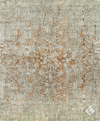Tapete contemporâneo - AZALÉE CAJUN - Edition Bougainville - estampado / em cânhamo / de lã