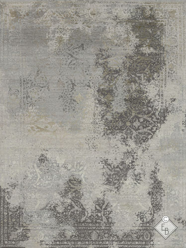 Tapete contemporâneo - ANOUSHA GREY  - Edition Bougainville - estampado / de lã / em seda