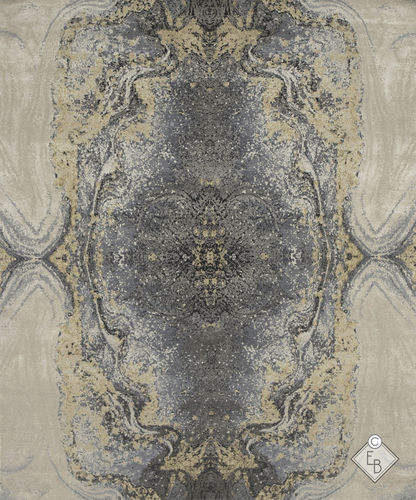 Tapete contemporâneo - GEODE EAGLE - Edition Bougainville - estampado / em PET / de lã