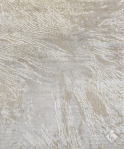 Tapete contemporâneo - GOKYO SALT - Edition Bougainville - estampado / em PET / de lã