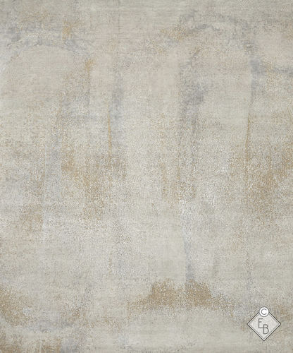 Tapete contemporâneo - KAINDY EARTH - Edition Bougainville - estampado / em fibra de bambu / de lã