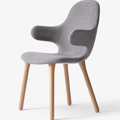 Cadeira contemporânea - CATCH  - Andtradition - para ambiente interno / em tecido / em couro