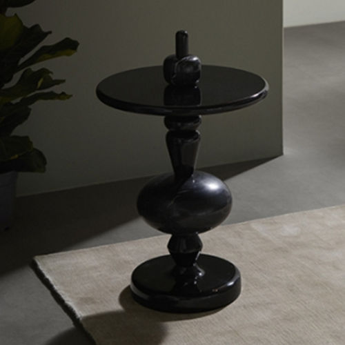 Mesa lateral contemporânea - SHUFFLE  - Andtradition - em madeira maciça / em MDF laqueado / com base em MDF laqueada
