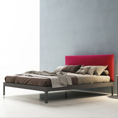 Cama de casal - SOFT - ZALF spa - contemporânea / com cabeceira estofada / em tecido