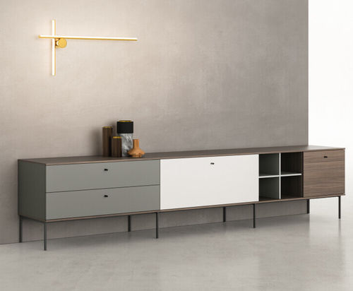 Buffet aparador modular - ZALF spa - contemporâneo / em madeira / em metal pintado