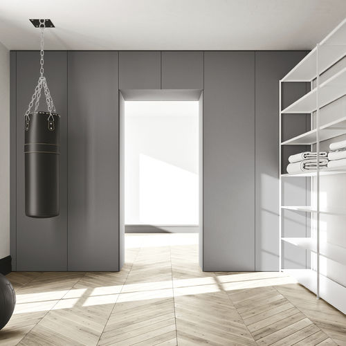 Guarda-roupa modular - SM2016 - ZALF spa - contemporâneo / em laminado melamínico / com portas de abrir