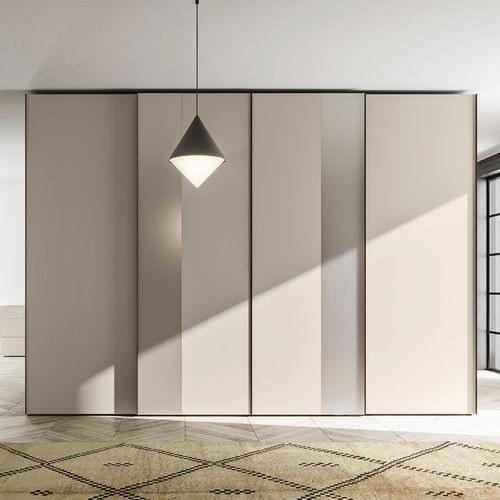 Guarda-roupa com portas de correr - SM2014B - ZALF spa - modular / contemporâneo / em vidro