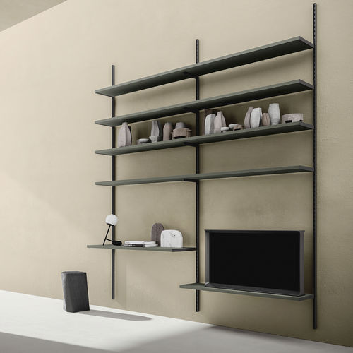 Livreiro de parede - FLEXY EASY SM2006 - ZALF spa - modular / contemporâneo / metálico