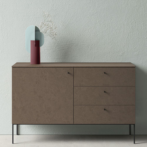 Buffet aparador contemporâneo - ZALF spa - em laminado melamínico / com gavetas / com portas de abrir