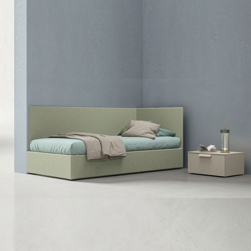 Cama de solteiro - CONTENITORE - ZALF spa - contemporânea / com cabeceira / com box baú