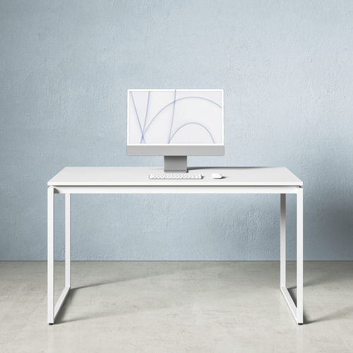Mesa secretária de piso - SCRIBA - ZALF spa - contemporânea / em laminado melamínico / reta