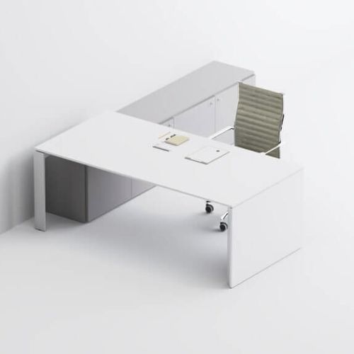 Mesa executiva - SM2578 - ZALF spa - de piso / contemporânea / em madeira