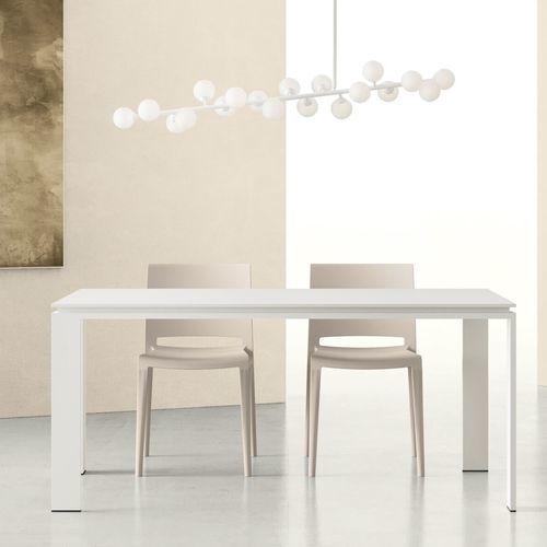 Mesa contemporânea - ANGOLO / BAKHITA - ZALF spa - metálica / em laminado melamínico / com base metálica
