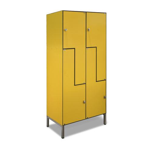 Armário de vestiário em HPL - FIRST - Cel Components s.r.l. - com código / de moeda / para instalações esportivas