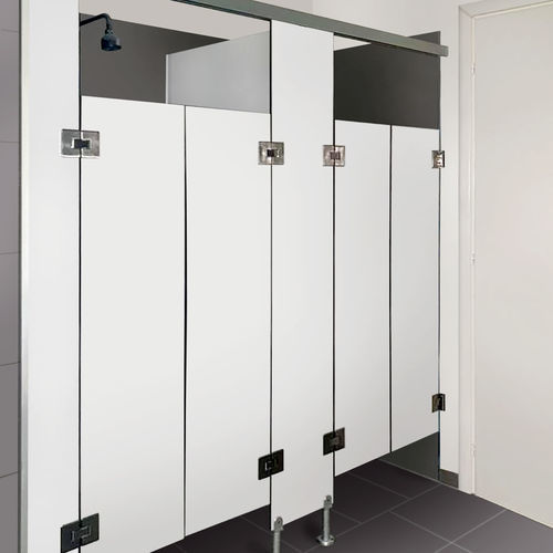 Cabine de banho em HPL - Cel Components S.r.l. - de abrir / de vaivém