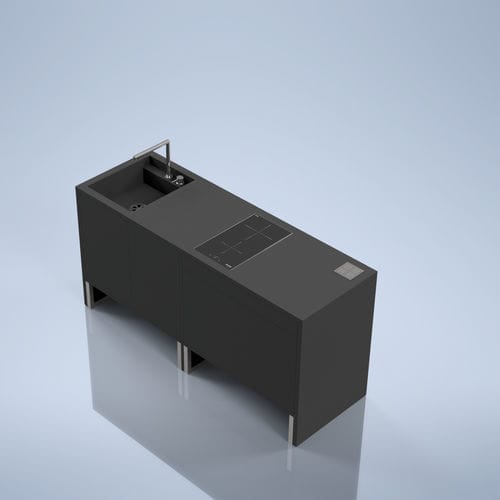 Tampo de bancada em Superfície Sólida - Cel Components S.r.l. - para ambiente interno / para ambiente externo / antimanchas