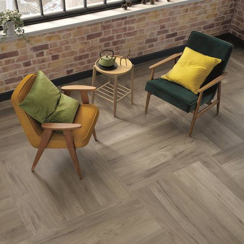 Revestimento de piso de PVC - OPUS : WP329 BLEACHED GREY WALNUT - KARNDEAN - residencial / em réguas / com acabamento natural
