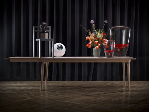 Mesa contemporânea - pp850 - PP MØBLER - em madeira maciça / com base em madeira / retangular