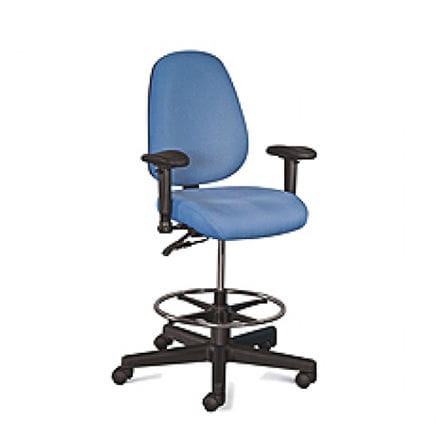 Banqueta de escritório em polipropileno - CUE® 3  - American Seating - com rodízios / com altura ajustável / ergonômica